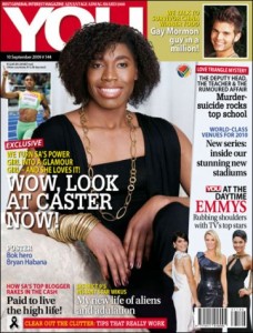 Cover "You" #144, 10.09.2009 - "WOW, LOOK AT CASTER NOW!"